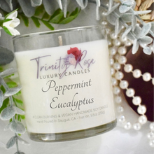 Load image into Gallery viewer, Peppermint Eucalyptus Scented Soy Candle
