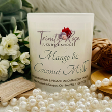 Load image into Gallery viewer, Mango &amp; Coconut Milk Scented Soy Candle
